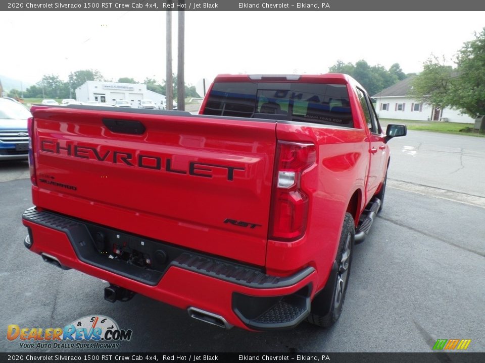 2020 Chevrolet Silverado 1500 RST Crew Cab 4x4 Red Hot / Jet Black Photo #8