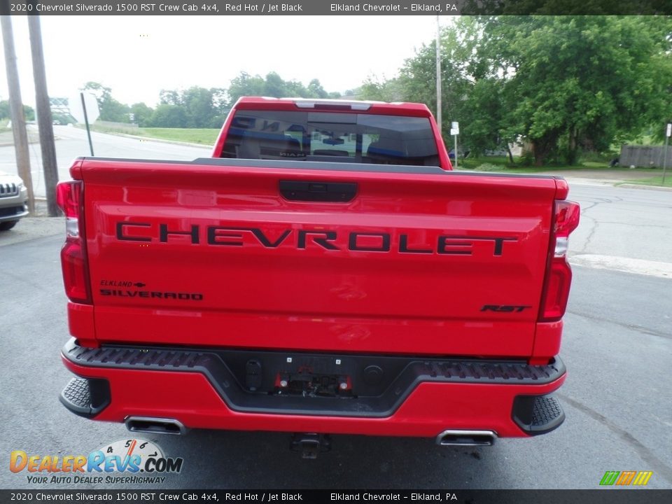 2020 Chevrolet Silverado 1500 RST Crew Cab 4x4 Red Hot / Jet Black Photo #9