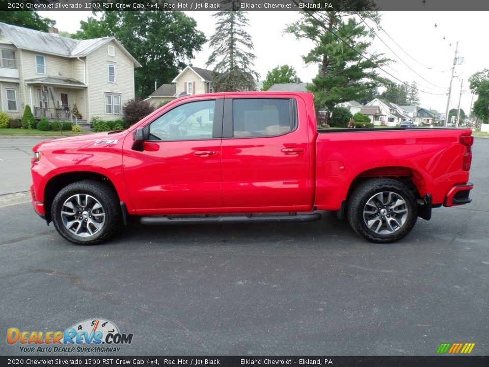 2020 Chevrolet Silverado 1500 RST Crew Cab 4x4 Red Hot / Jet Black Photo #11