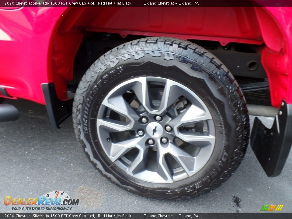 2020 Chevrolet Silverado 1500 RST Crew Cab 4x4 Red Hot / Jet Black Photo #12