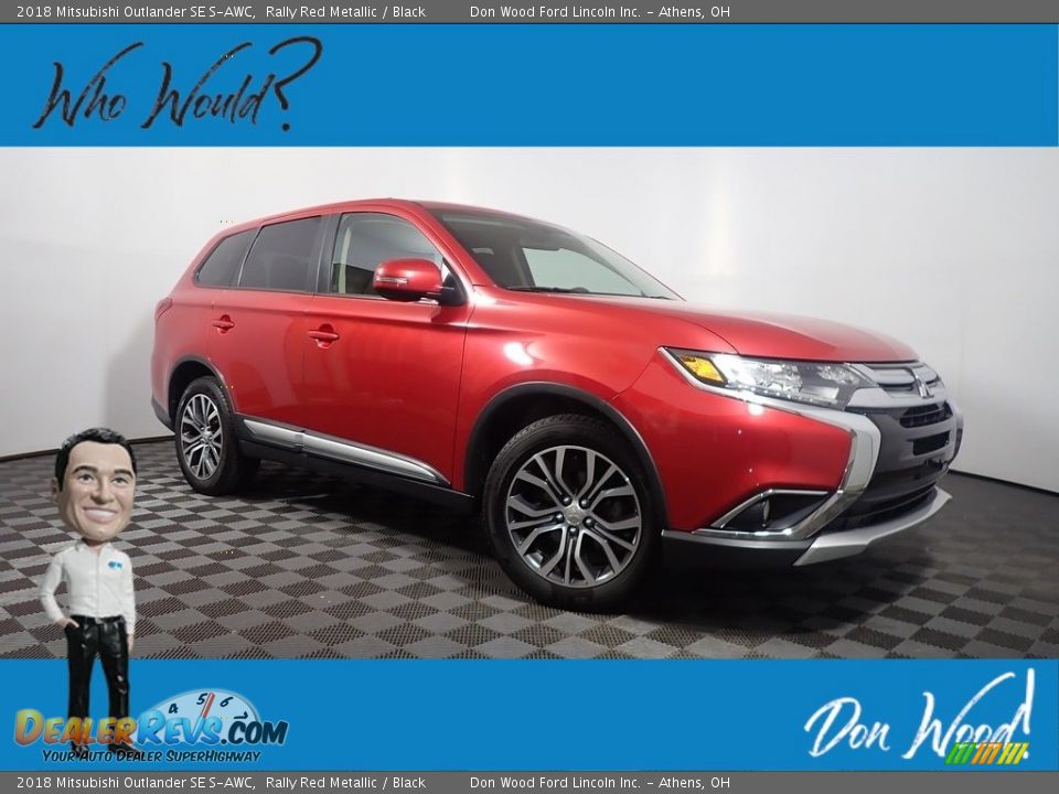 2018 Mitsubishi Outlander SE S-AWC Rally Red Metallic / Black Photo #1