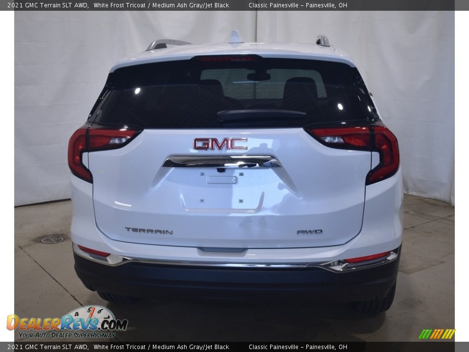 2021 GMC Terrain SLT AWD White Frost Tricoat / Medium Ash Gray/Jet Black Photo #3