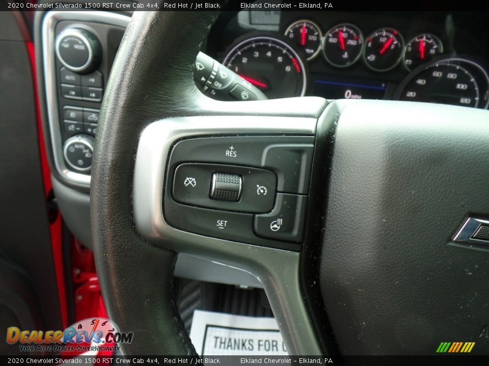 2020 Chevrolet Silverado 1500 RST Crew Cab 4x4 Red Hot / Jet Black Photo #23