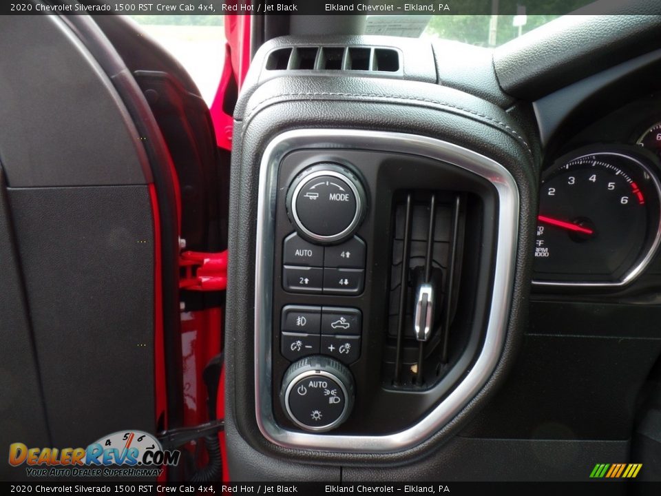 2020 Chevrolet Silverado 1500 RST Crew Cab 4x4 Red Hot / Jet Black Photo #24