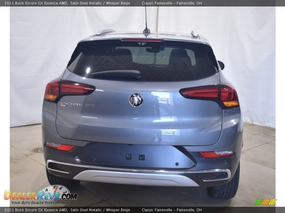 2021 Buick Encore GX Essence AWD Satin Steel Metallic / Whisper Beige Photo #3