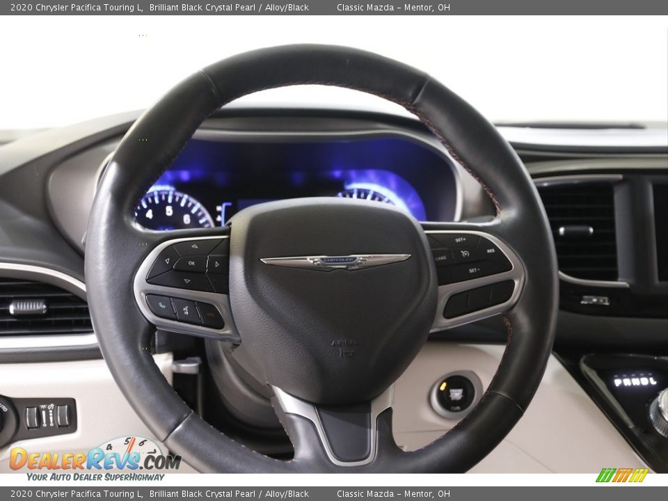 2020 Chrysler Pacifica Touring L Brilliant Black Crystal Pearl / Alloy/Black Photo #7