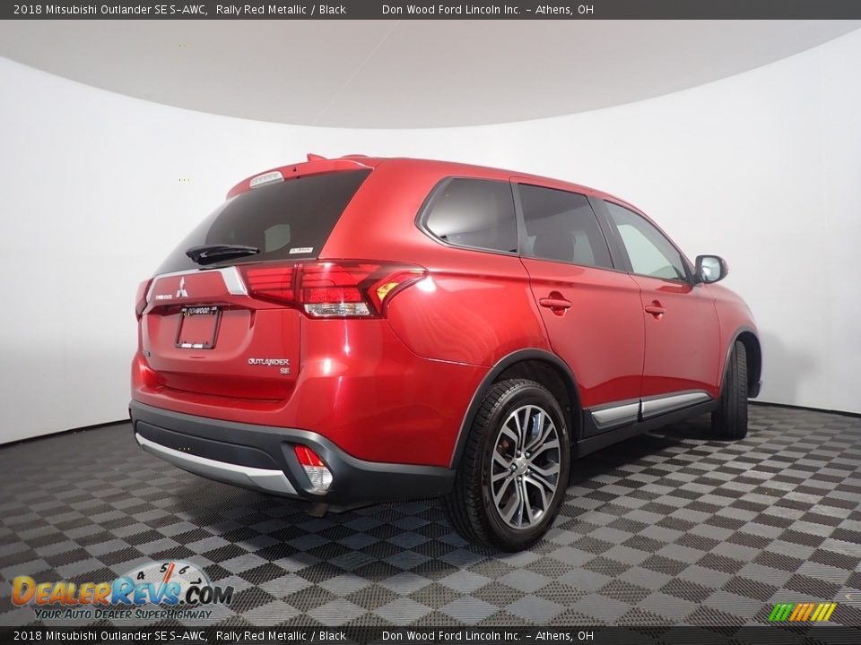 2018 Mitsubishi Outlander SE S-AWC Rally Red Metallic / Black Photo #17