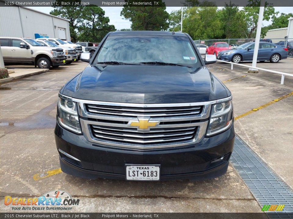 2015 Chevrolet Suburban LTZ Black / Jet Black Photo #2