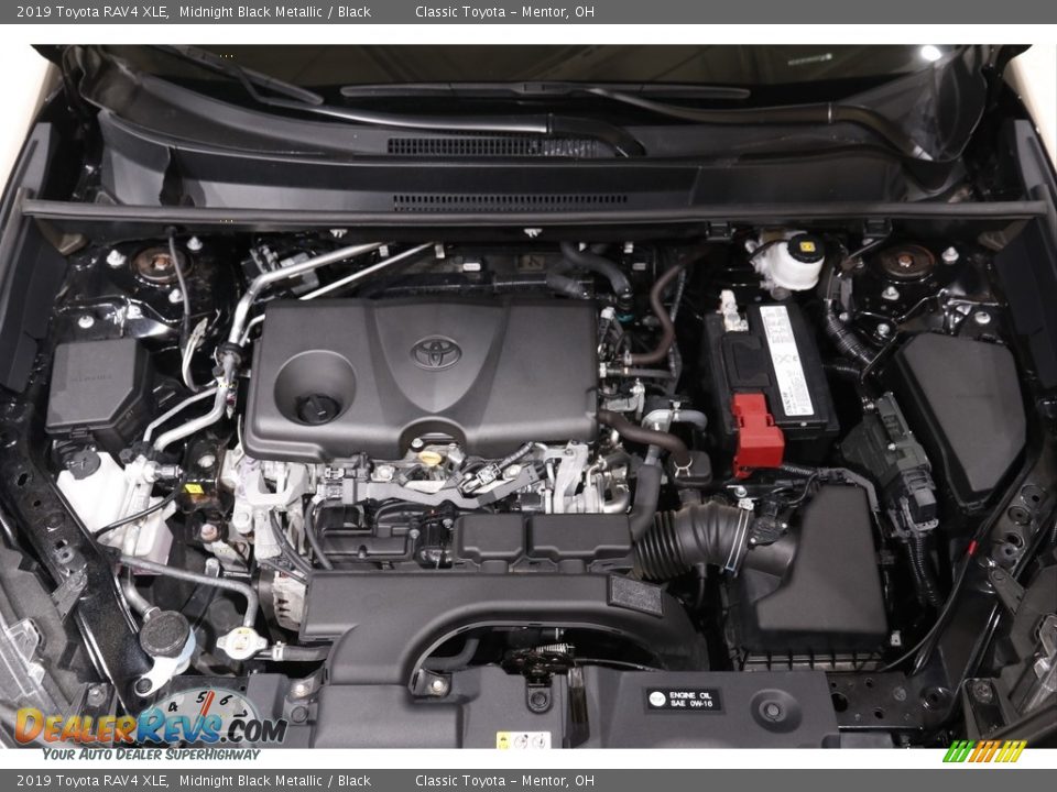 2019 Toyota RAV4 XLE Midnight Black Metallic / Black Photo #19