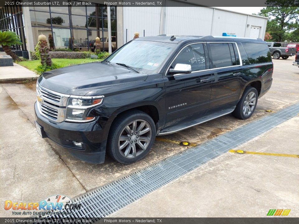 2015 Chevrolet Suburban LTZ Black / Jet Black Photo #3