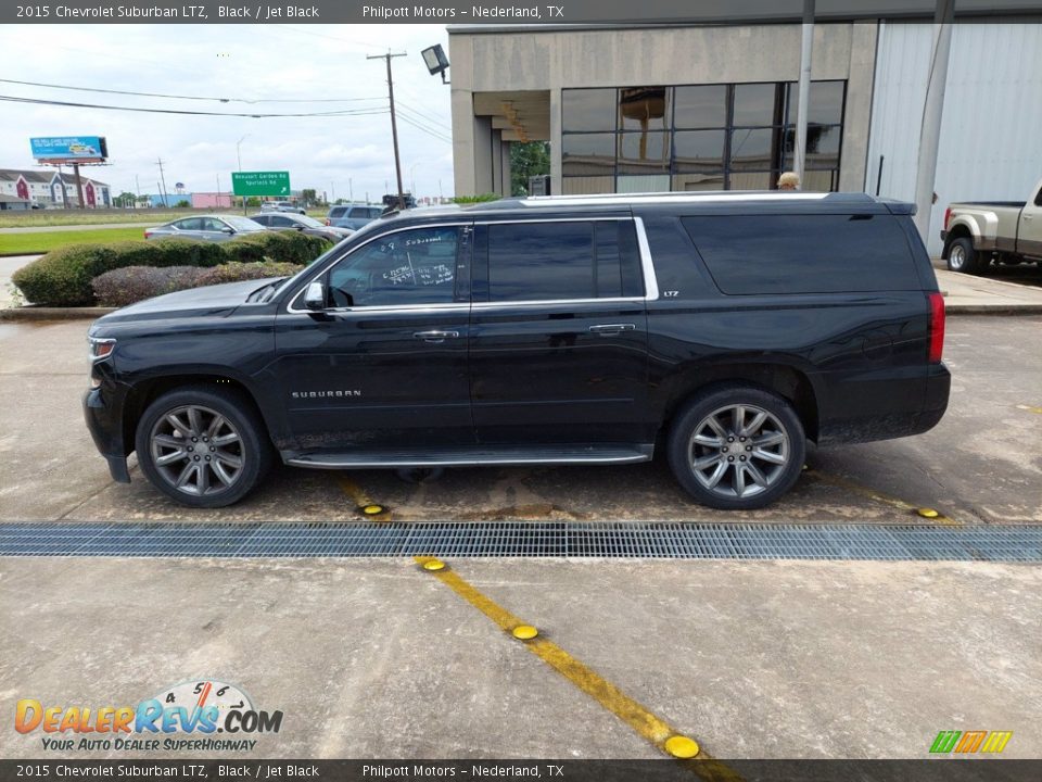 2015 Chevrolet Suburban LTZ Black / Jet Black Photo #4