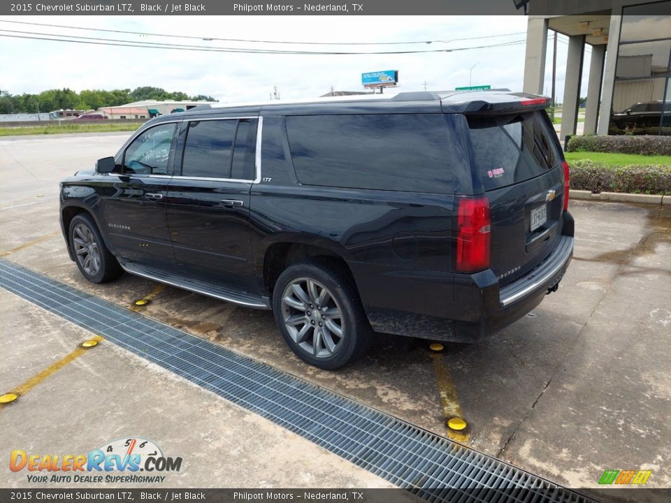 2015 Chevrolet Suburban LTZ Black / Jet Black Photo #5