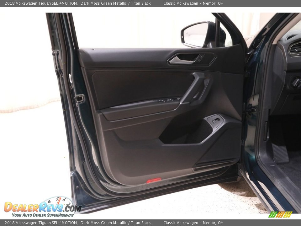 2018 Volkswagen Tiguan SEL 4MOTION Dark Moss Green Metallic / Titan Black Photo #4