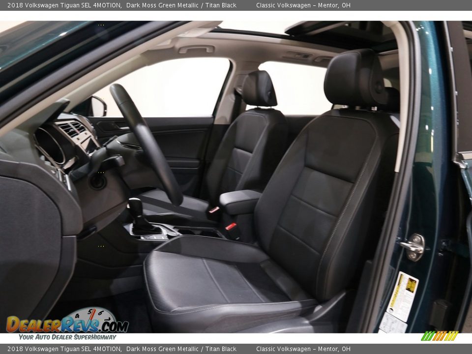 2018 Volkswagen Tiguan SEL 4MOTION Dark Moss Green Metallic / Titan Black Photo #5