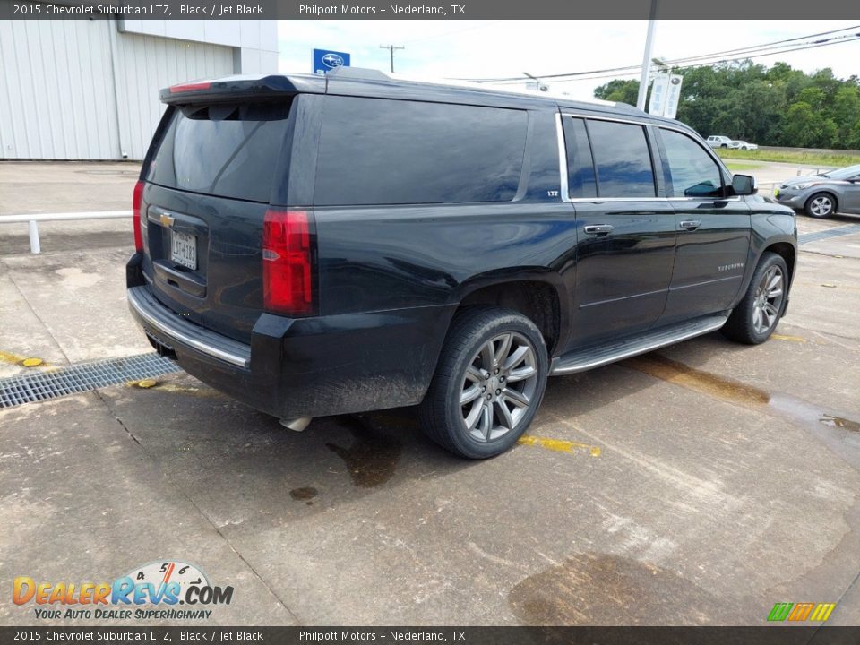 2015 Chevrolet Suburban LTZ Black / Jet Black Photo #7