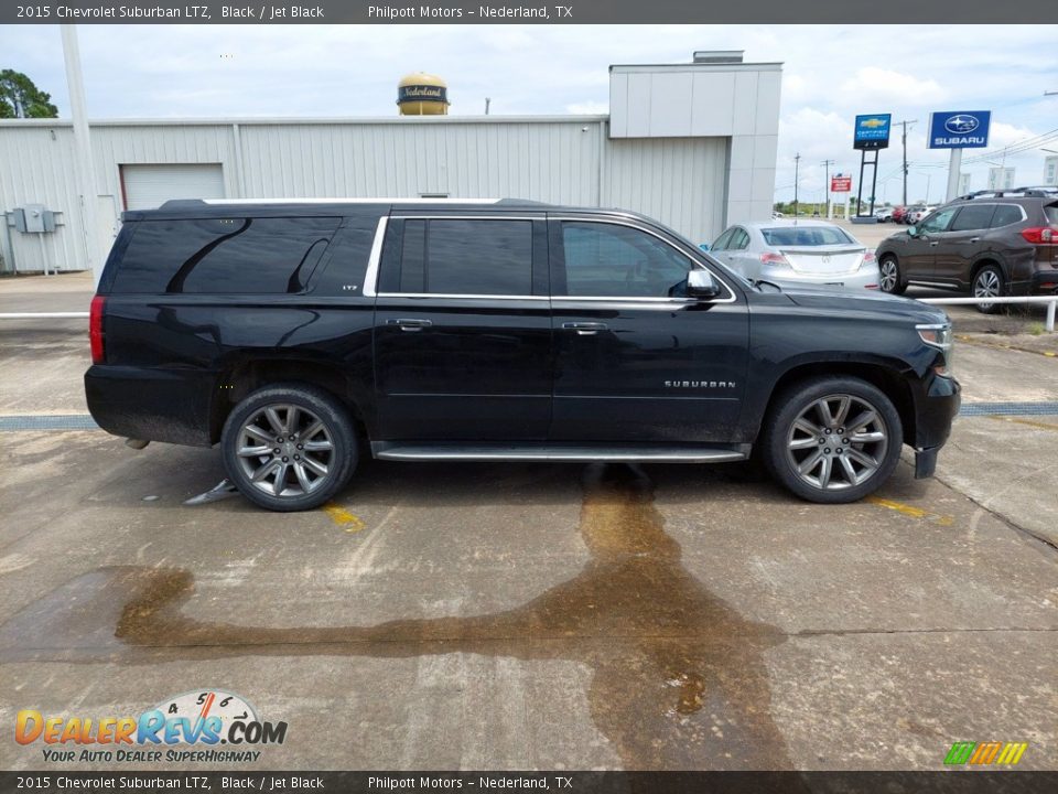 2015 Chevrolet Suburban LTZ Black / Jet Black Photo #8