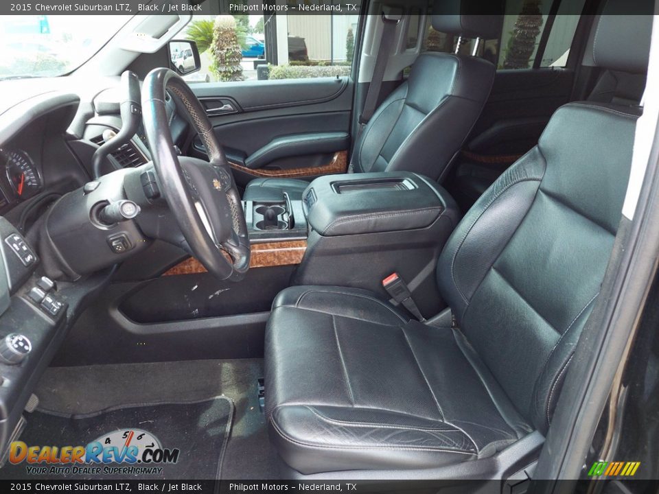 2015 Chevrolet Suburban LTZ Black / Jet Black Photo #10