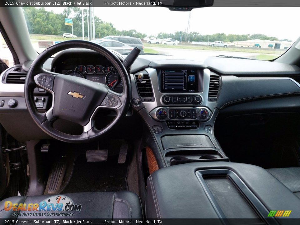 2015 Chevrolet Suburban LTZ Black / Jet Black Photo #11