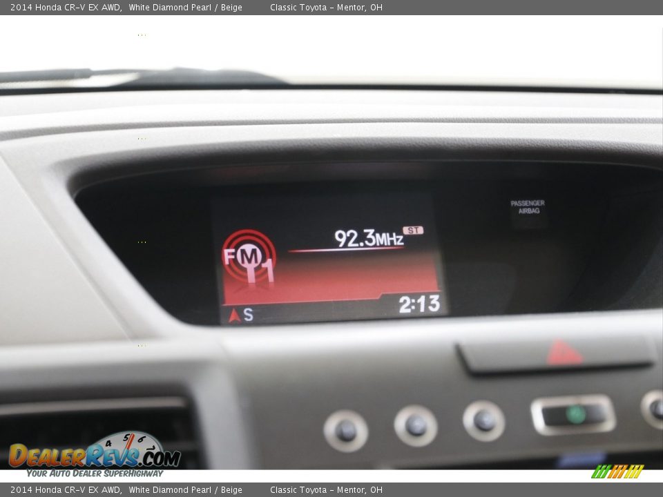 2014 Honda CR-V EX AWD White Diamond Pearl / Beige Photo #11