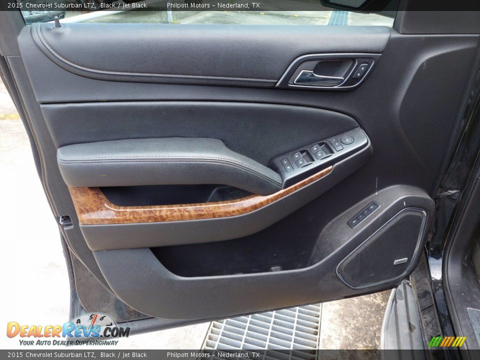 2015 Chevrolet Suburban LTZ Black / Jet Black Photo #13