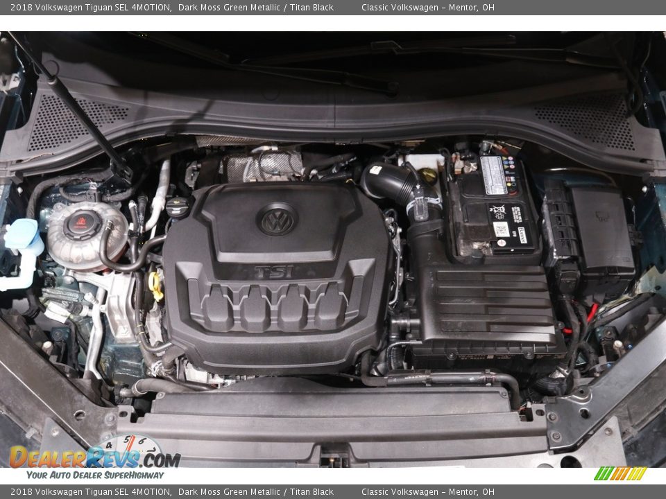 2018 Volkswagen Tiguan SEL 4MOTION Dark Moss Green Metallic / Titan Black Photo #18