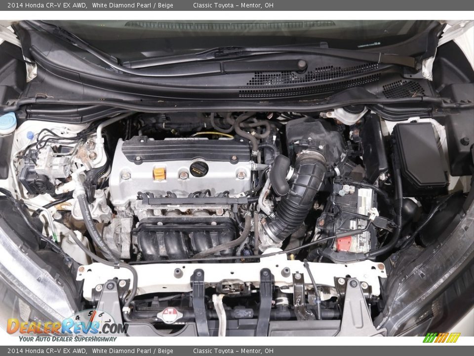 2014 Honda CR-V EX AWD White Diamond Pearl / Beige Photo #19