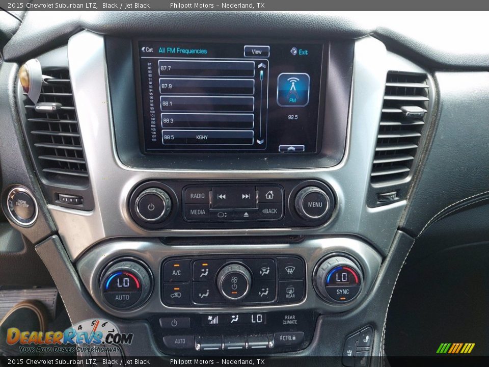 2015 Chevrolet Suburban LTZ Black / Jet Black Photo #18