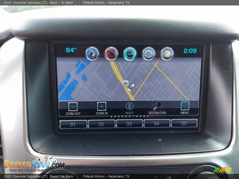 2015 Chevrolet Suburban LTZ Black / Jet Black Photo #21