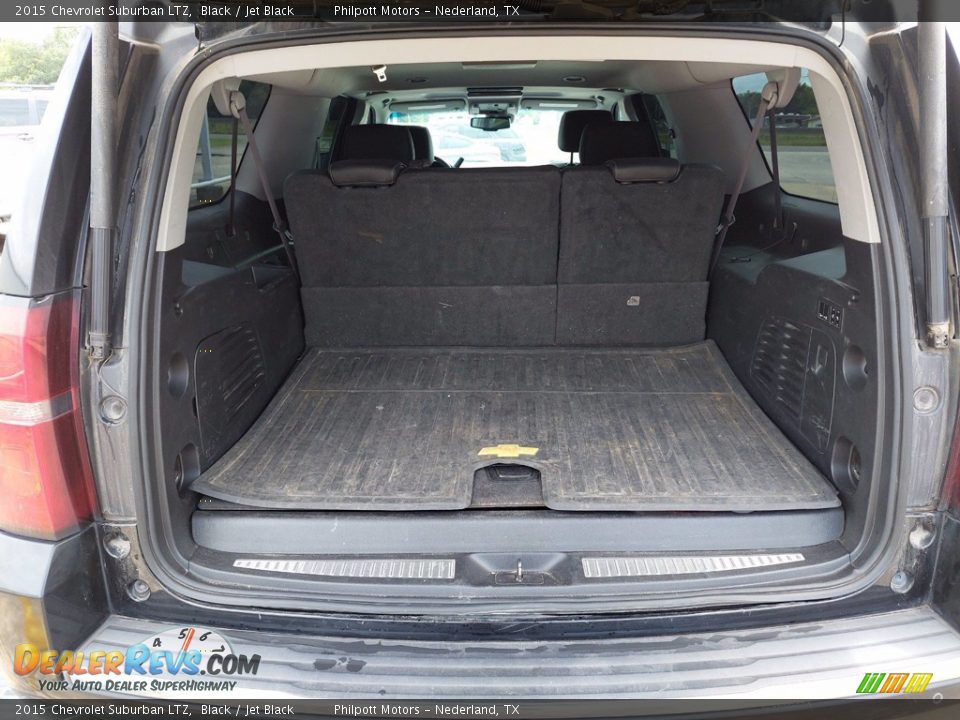 2015 Chevrolet Suburban LTZ Black / Jet Black Photo #25