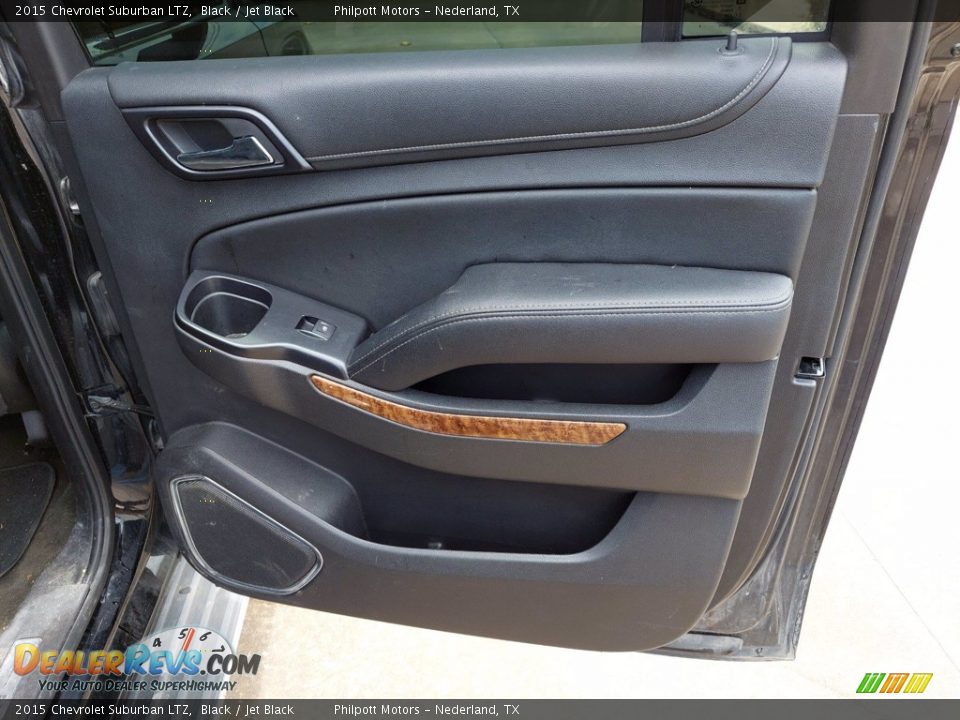 2015 Chevrolet Suburban LTZ Black / Jet Black Photo #26