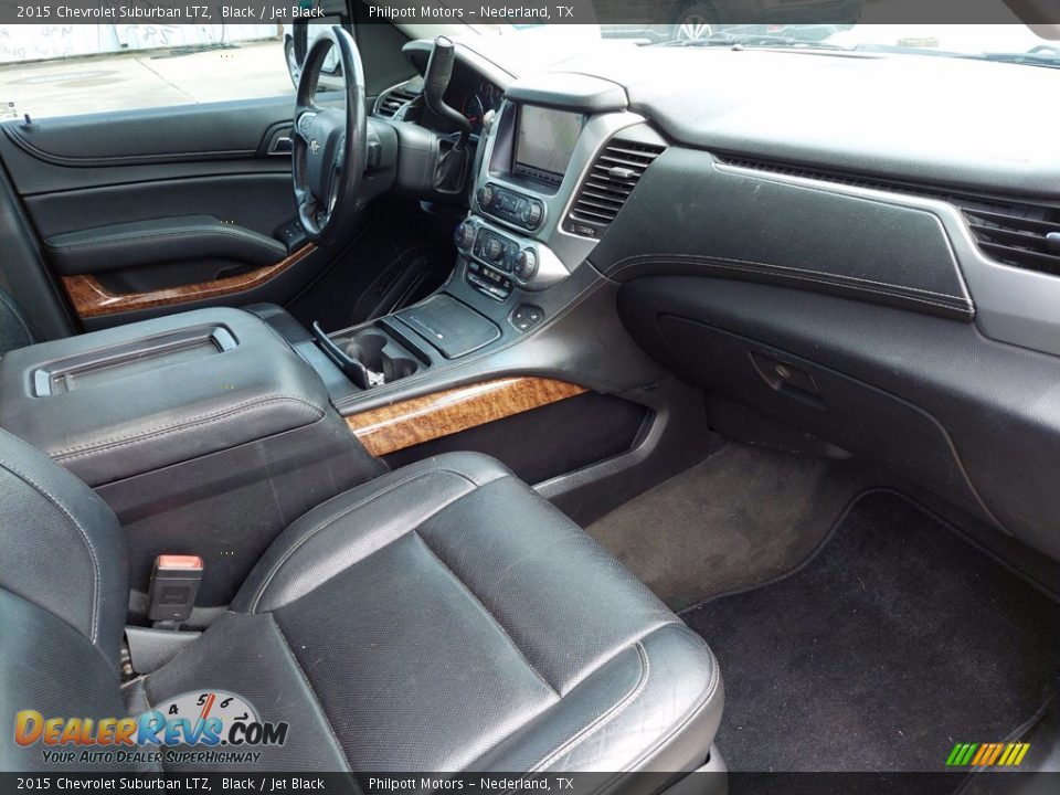 2015 Chevrolet Suburban LTZ Black / Jet Black Photo #31