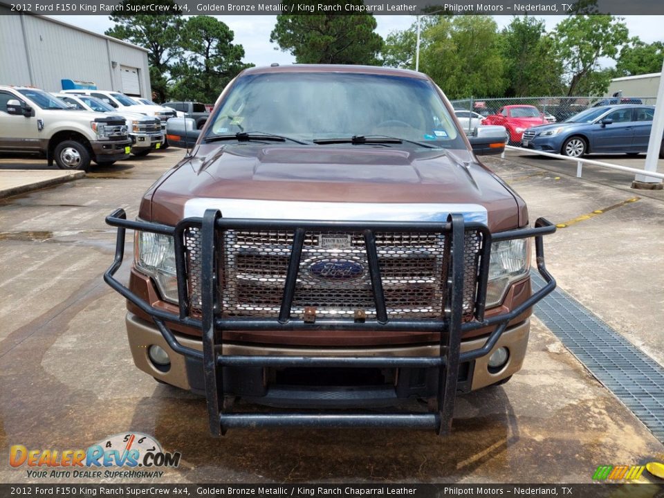 2012 Ford F150 King Ranch SuperCrew 4x4 Golden Bronze Metallic / King Ranch Chaparral Leather Photo #2