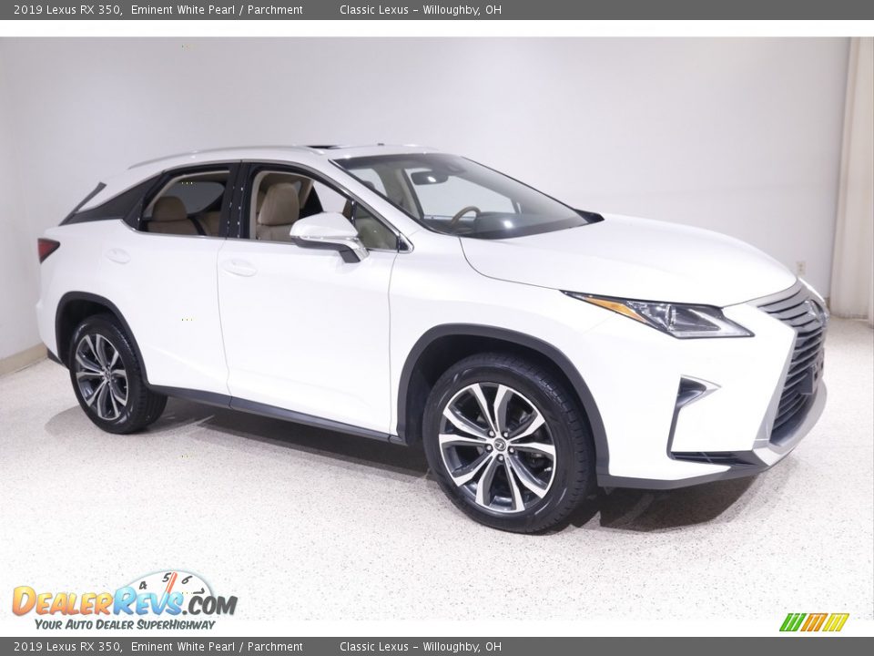 2019 Lexus RX 350 Eminent White Pearl / Parchment Photo #1