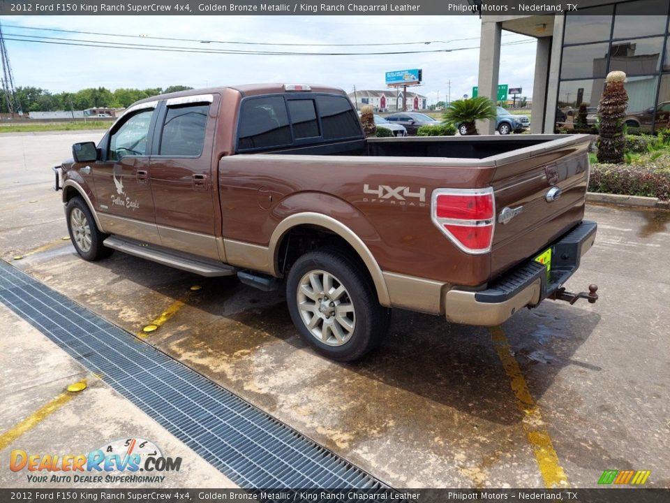 2012 Ford F150 King Ranch SuperCrew 4x4 Golden Bronze Metallic / King Ranch Chaparral Leather Photo #5