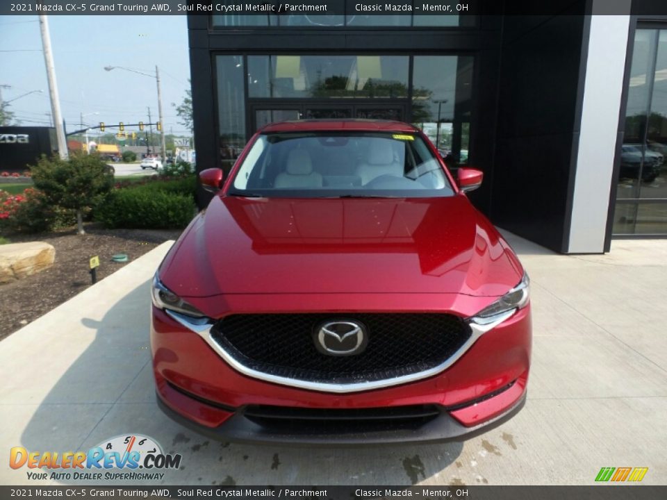 2021 Mazda CX-5 Grand Touring AWD Soul Red Crystal Metallic / Parchment Photo #2