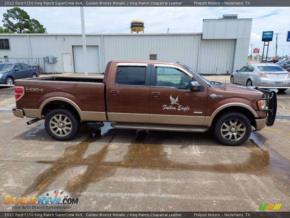 2012 Ford F150 King Ranch SuperCrew 4x4 Golden Bronze Metallic / King Ranch Chaparral Leather Photo #8