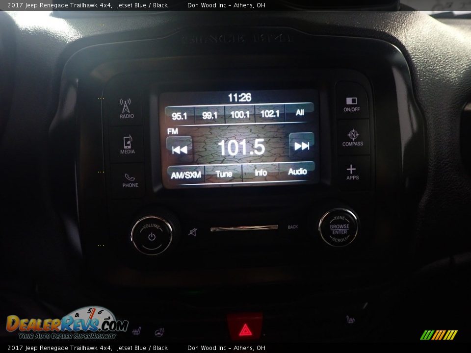 2017 Jeep Renegade Trailhawk 4x4 Jetset Blue / Black Photo #27