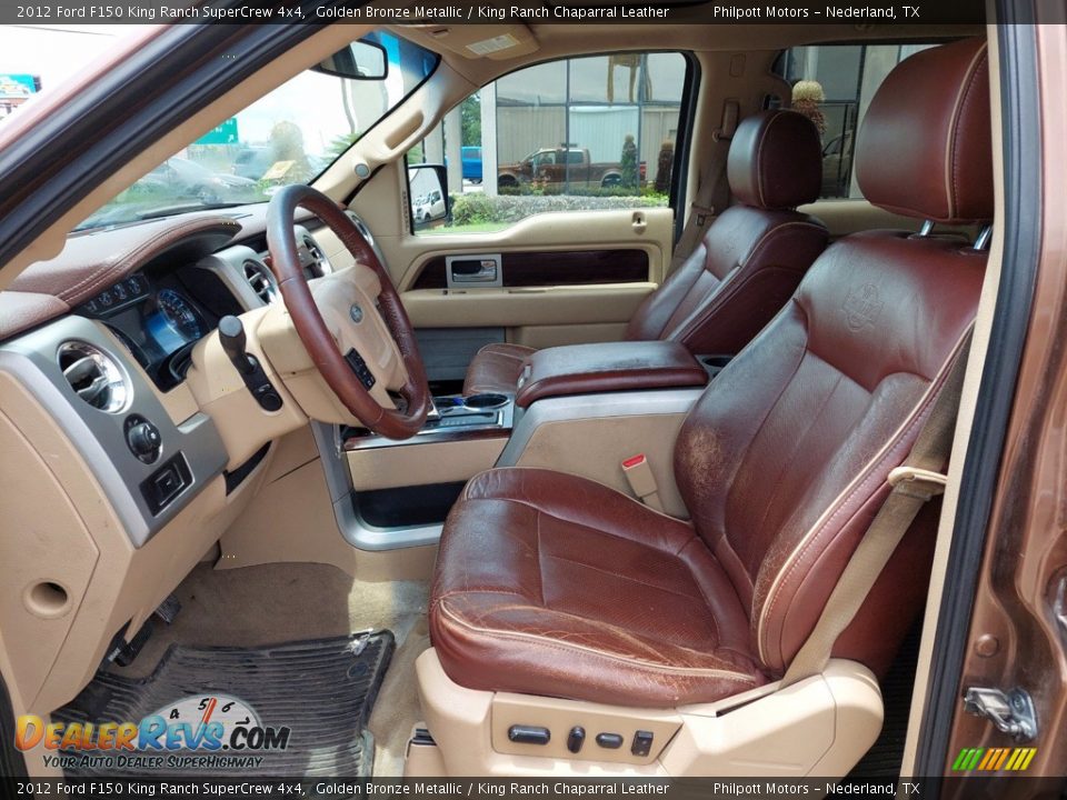 2012 Ford F150 King Ranch SuperCrew 4x4 Golden Bronze Metallic / King Ranch Chaparral Leather Photo #10