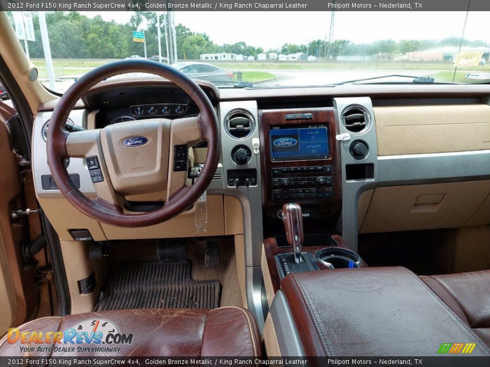 2012 Ford F150 King Ranch SuperCrew 4x4 Golden Bronze Metallic / King Ranch Chaparral Leather Photo #11