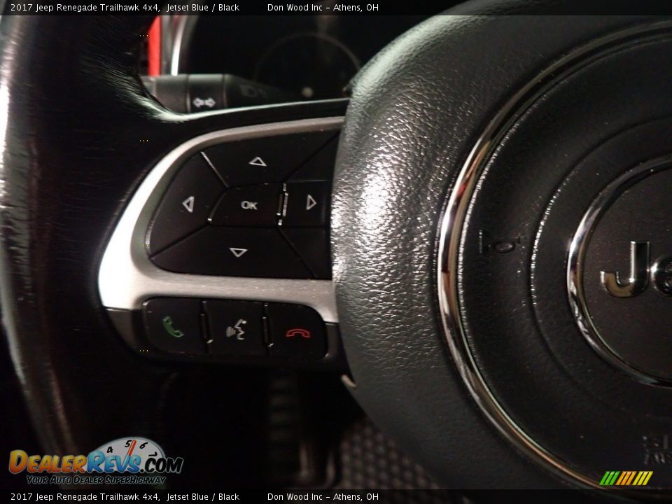 2017 Jeep Renegade Trailhawk 4x4 Jetset Blue / Black Photo #30