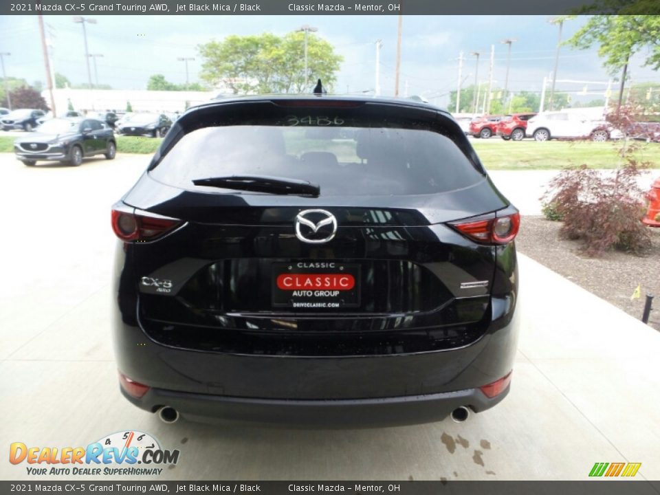 2021 Mazda CX-5 Grand Touring AWD Jet Black Mica / Black Photo #5