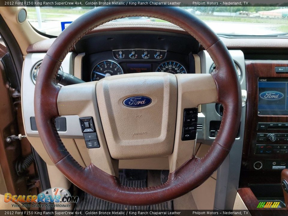 2012 Ford F150 King Ranch SuperCrew 4x4 Golden Bronze Metallic / King Ranch Chaparral Leather Photo #15