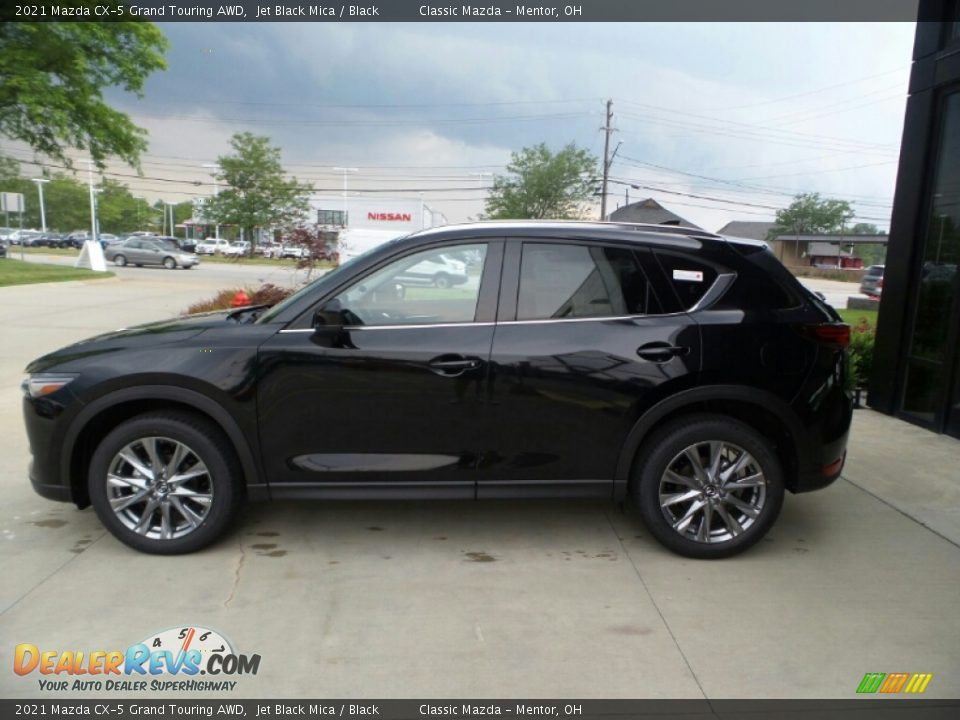 2021 Mazda CX-5 Grand Touring AWD Jet Black Mica / Black Photo #6