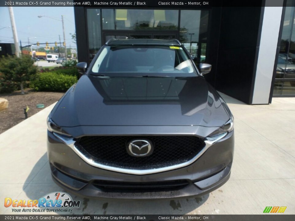 2021 Mazda CX-5 Grand Touring Reserve AWD Machine Gray Metallic / Black Photo #2