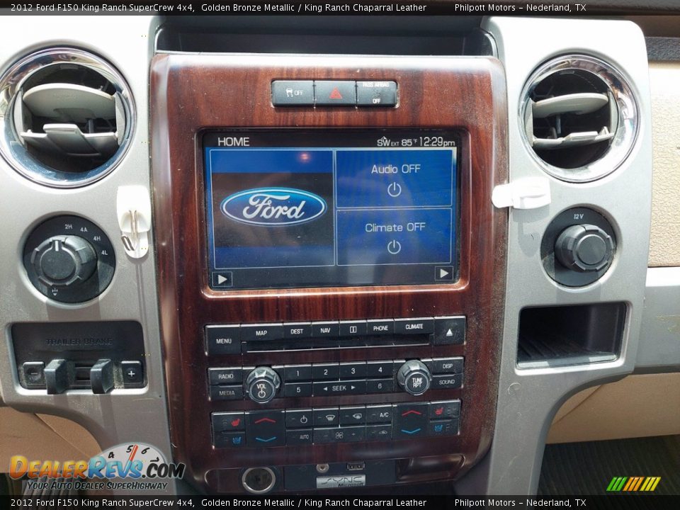 2012 Ford F150 King Ranch SuperCrew 4x4 Golden Bronze Metallic / King Ranch Chaparral Leather Photo #18