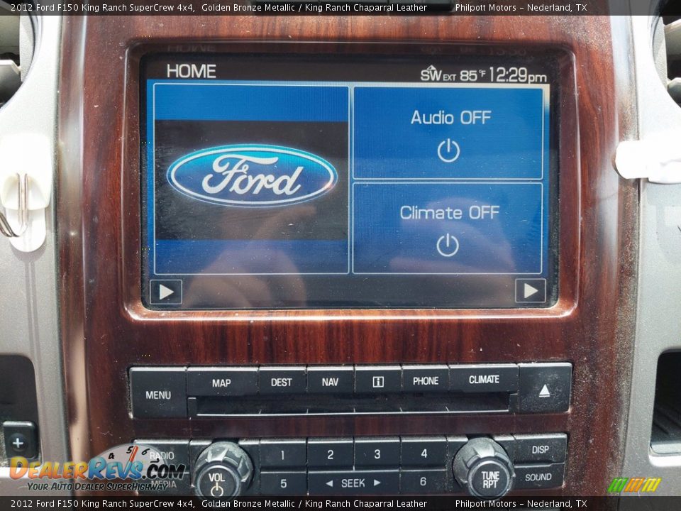 2012 Ford F150 King Ranch SuperCrew 4x4 Golden Bronze Metallic / King Ranch Chaparral Leather Photo #19