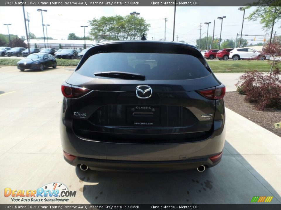 2021 Mazda CX-5 Grand Touring Reserve AWD Machine Gray Metallic / Black Photo #5