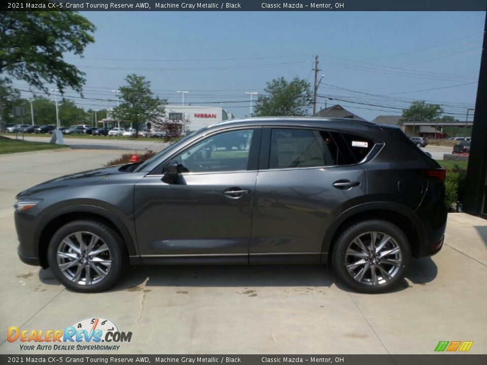 2021 Mazda CX-5 Grand Touring Reserve AWD Machine Gray Metallic / Black Photo #6