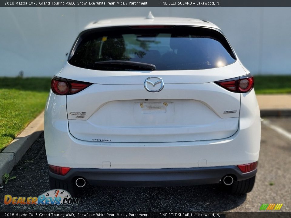 2018 Mazda CX-5 Grand Touring AWD Snowflake White Pearl Mica / Parchment Photo #5