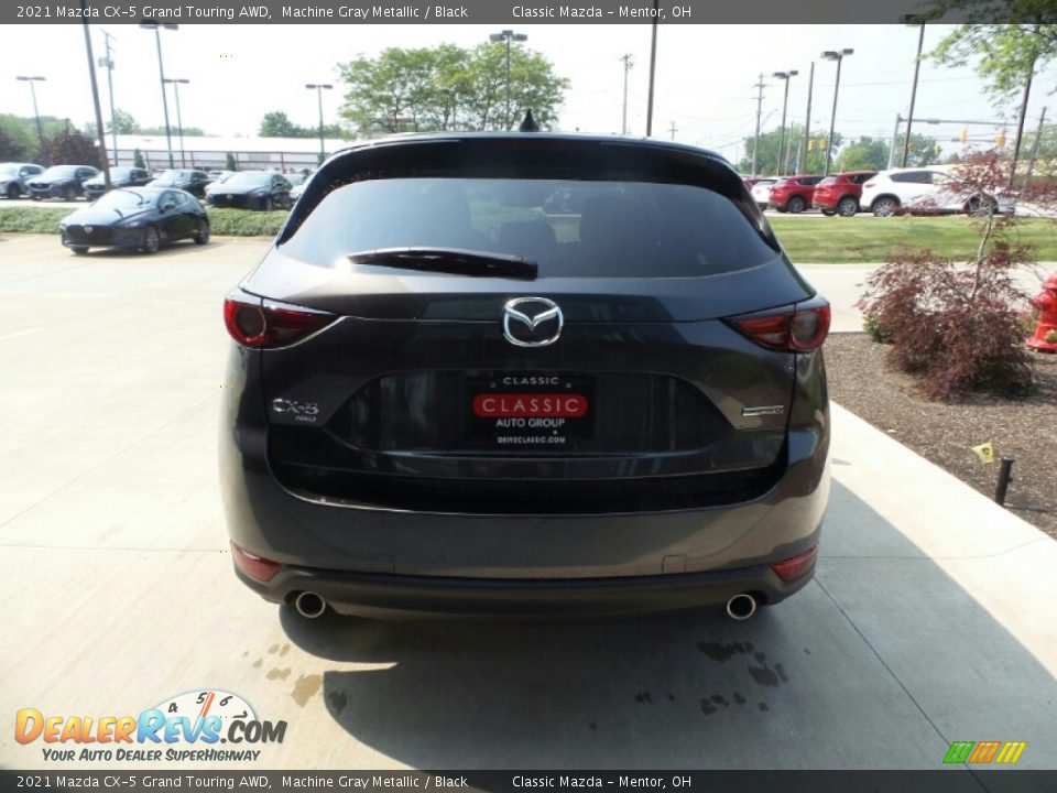 2021 Mazda CX-5 Grand Touring AWD Machine Gray Metallic / Black Photo #5